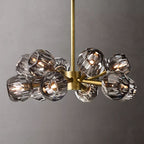 Belle De Crystal Ball Round Chandelier 24" - Yami Lightings