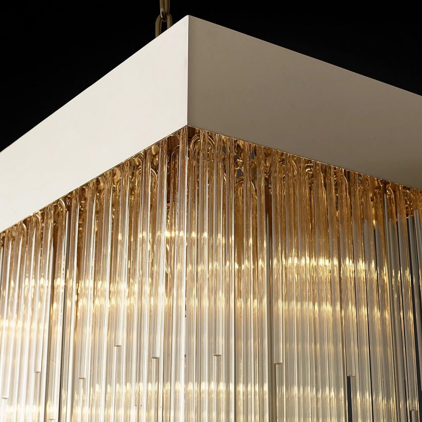 Cascade Square Chandelier 54" - Yami Lightings