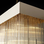 Cascade Square Chandelier 54" - Yami Lightings