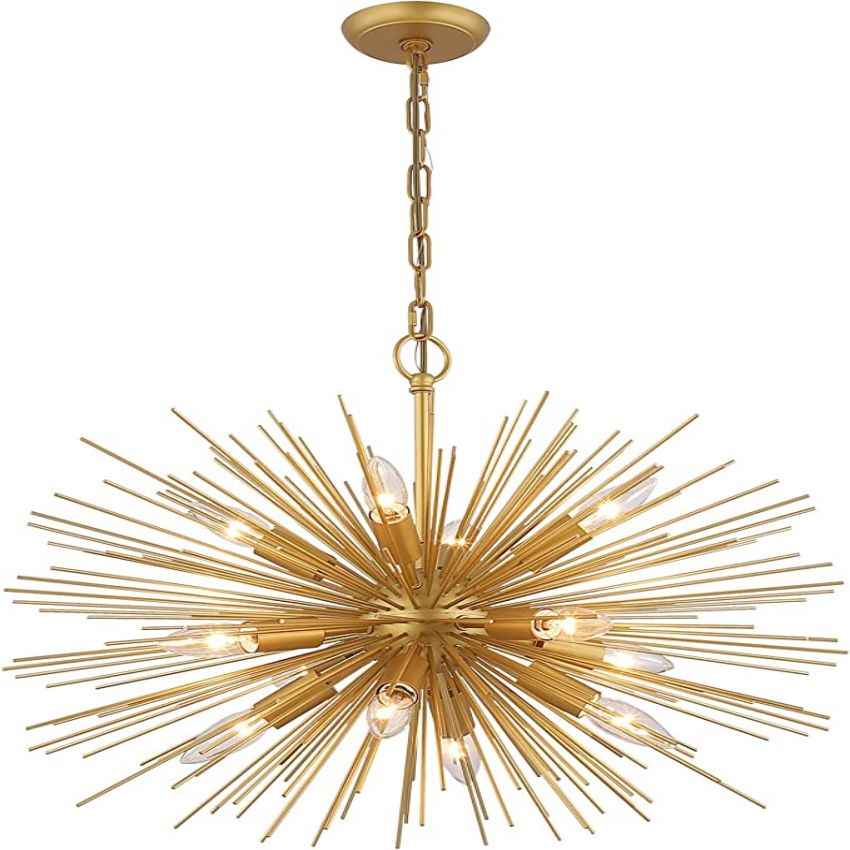 Starburst Chandelier 12-Light 24" - Yami Lightings