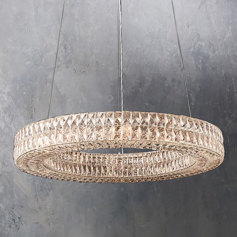 Luxury Crystal Round Chandelier - Yami Lightings