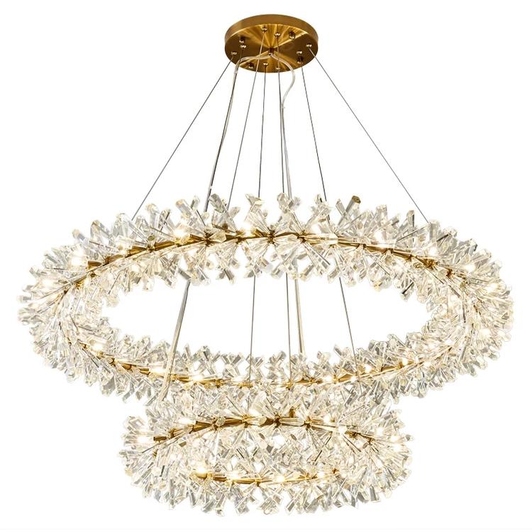 Kylia Ring Crystal Chandelier - Yami Lightings
