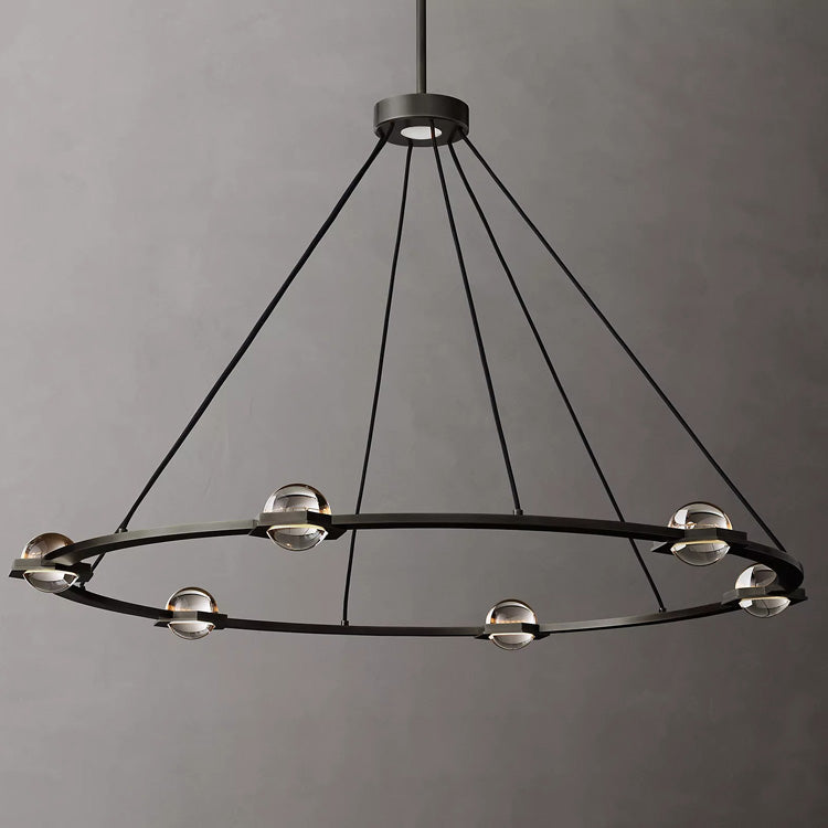 Planet Round Chandelier - Yami Lightings
