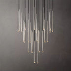 Artemis Round Tapered Tubular Chandelier 48" - Yami Lightings