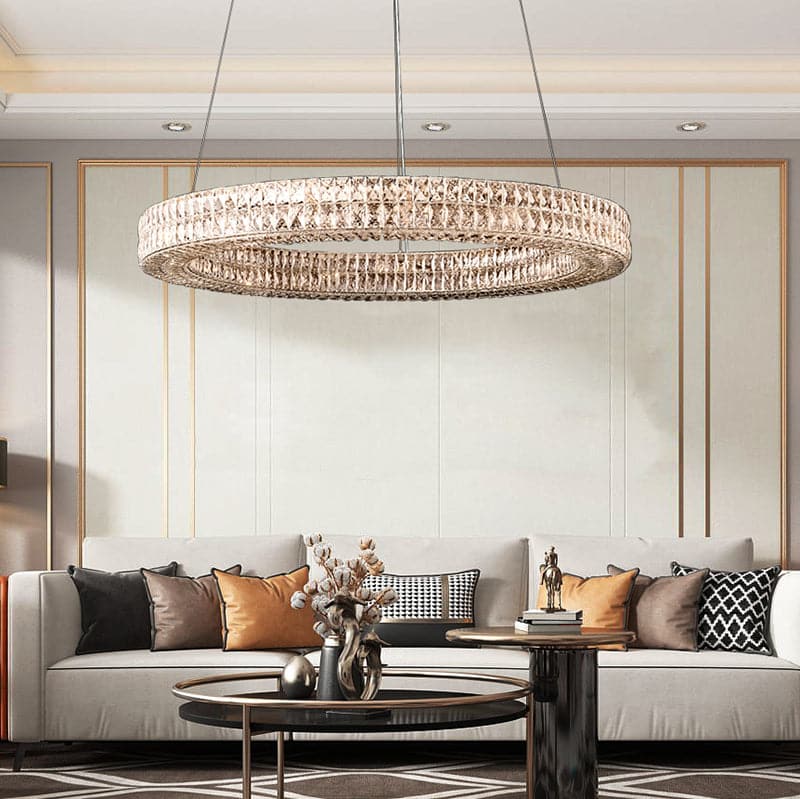 Luxury Crystal Round Chandelier - Yami Lightings