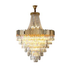 William Multi Tier Crystal Chandelier - Yami Lightings