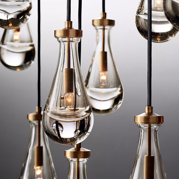 Raindrop Linear Chandelier 54" - Yami Lightings