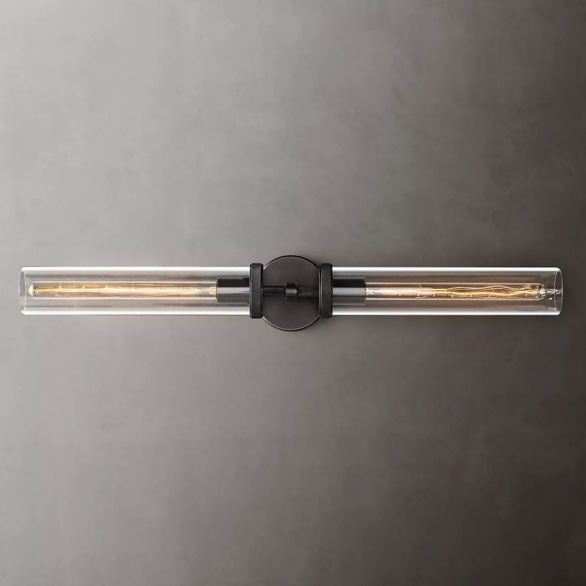 Lambert Knurled Grand Linear Sconce - Yami Lightings