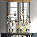 Raindrop Linear Chandelier 54" - Yami Lightings