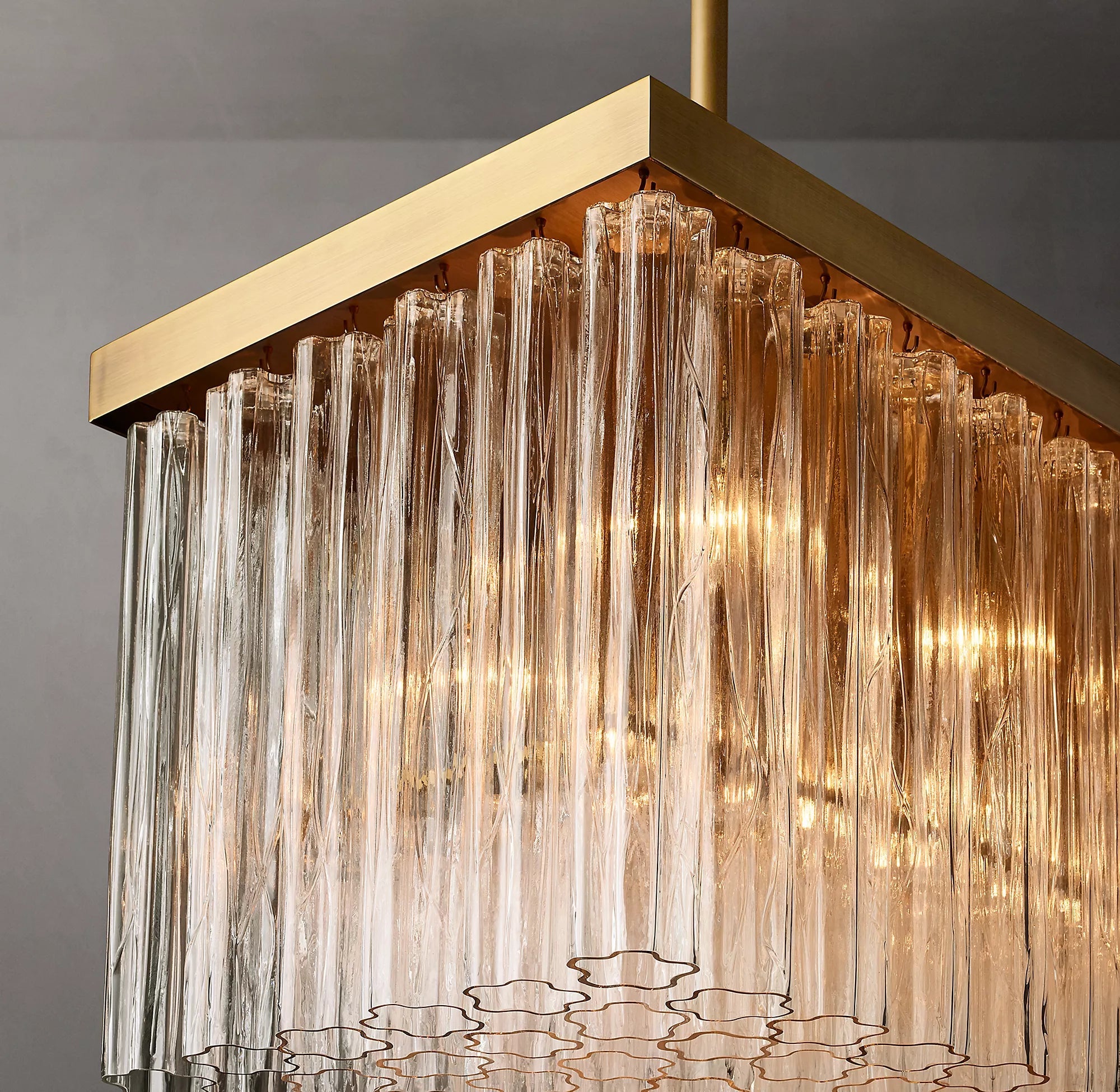 Cielo Rectangular Chandelier 54" - Yami Lightings