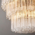 Cielo Three-Tier Round Chandelier 36" - Yami Lightings
