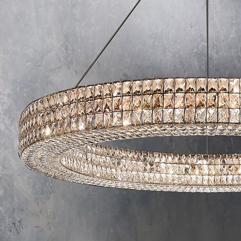 Luxury Crystal Round Chandelier - Yami Lightings