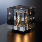 Square Crystal Table Lamp - Yami Lightings