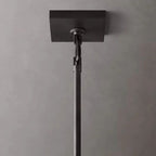 Deckman Glass Lantern Modern Round Chandelier 44"