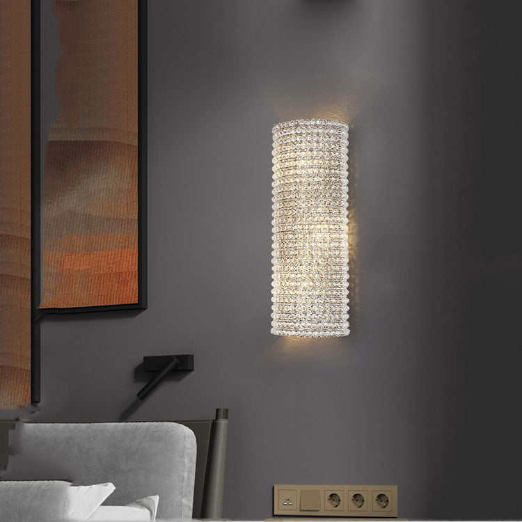Luxury Crystal Clear Wall Sconce - Yami Lightings