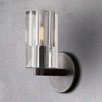 Industrial Crystal Glass Cup Wall Sconce - Yami Lightings