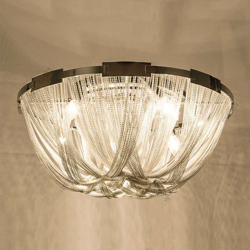 Luxury Aluminum Chain Tassel Ceiling Light For Kitchen - Yami Lightings