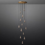 Raindrop Round Chandelier D36" - Yami Lightings