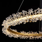 Nolan Halo Crystal Chandelier - Yami Lightings