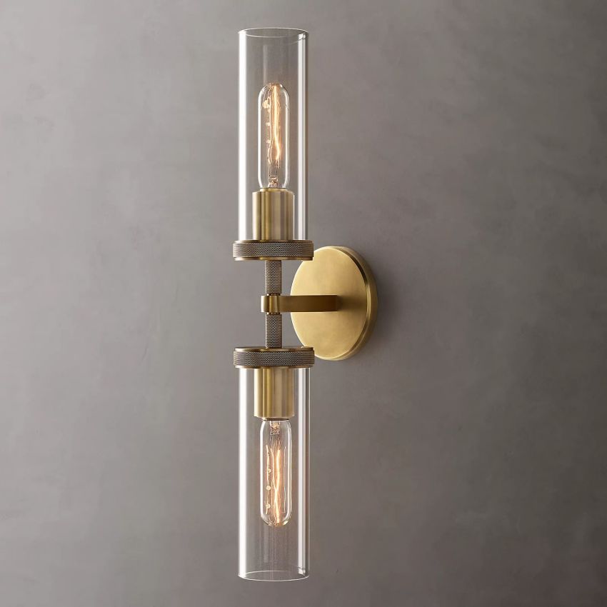Lambert Knurled Linear Sconce - Yami Lightings
