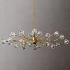 Belle De Crystal Ball Oval Chandelier 72" - Yami Lightings