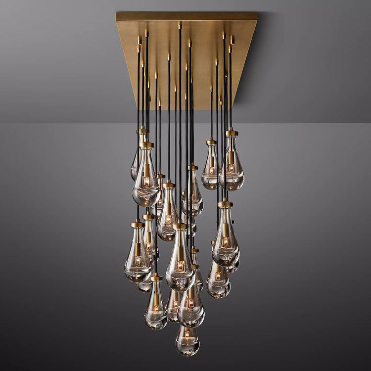 Raindrop Linear Chandelier 72" - Yami Lightings