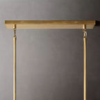 Murano Smoke Glass Tiered Rectangular Chandelier - Yami Lightings