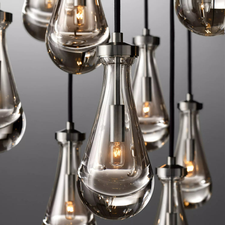 Raindrop Round Chandelier D36" - Yami Lightings