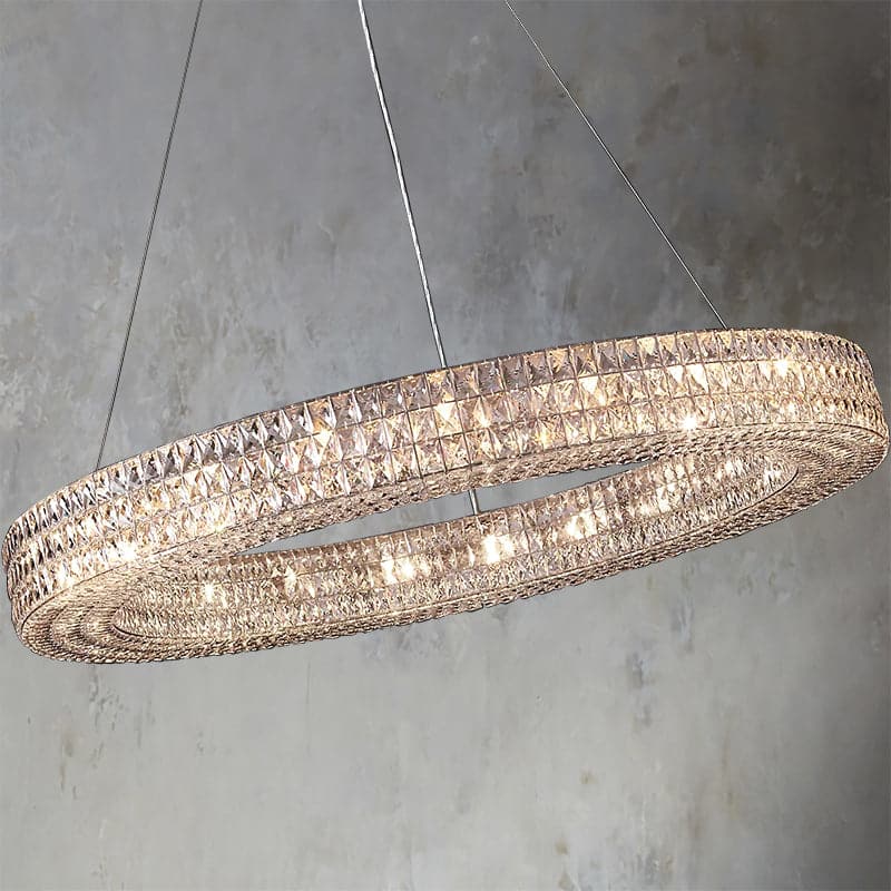 Luxury Crystal Round Chandelier - Yami Lightings