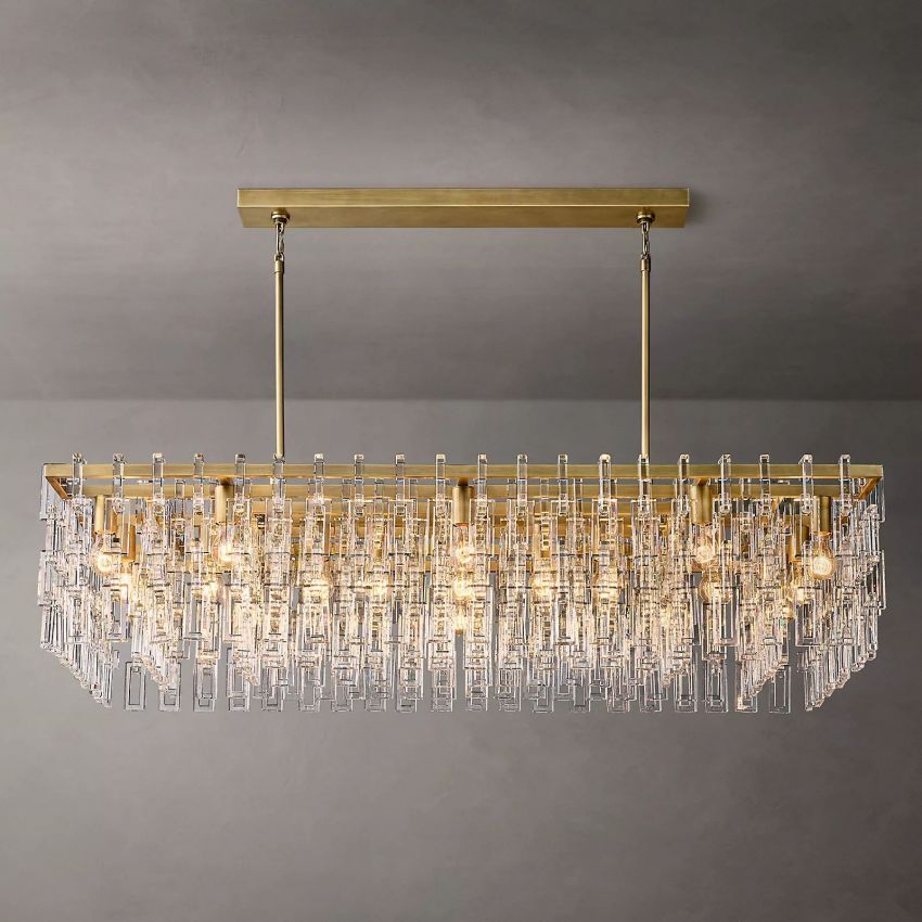Marignan Rectangular Chandelier 60" - Yami Lightings