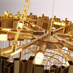 Candice Round Modern Chandelier - Yami Lightings