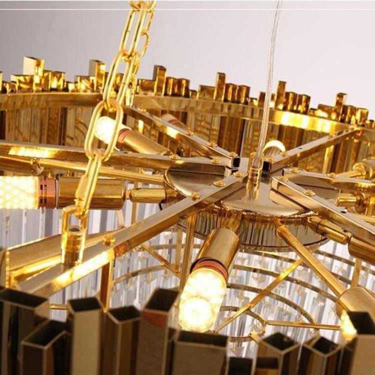 Candice Round Modern Chandelier - Yami Lightings