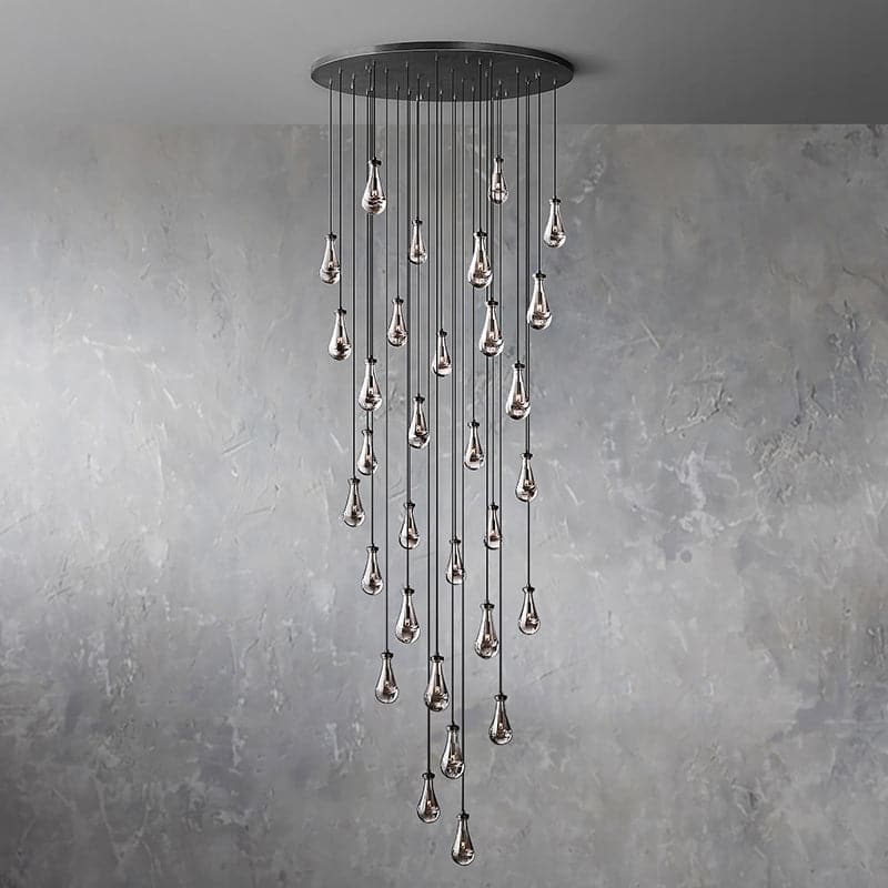 Raindrop Round Chandelier D60" - Yami Lightings