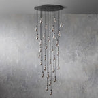 Raindrop Round Chandelier D60" - Yami Lightings
