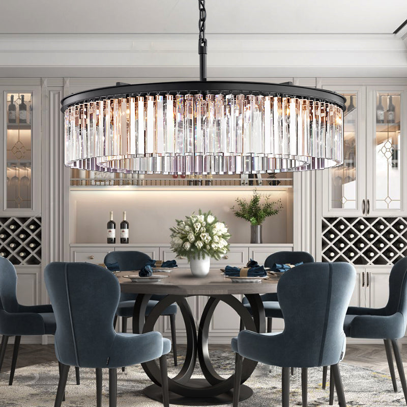 Eloise Modern Crystal Round Chandelier - Yami Lightings