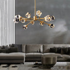 Aurelia Faceted Crystal Prisms Chandelier - Yami Lightings