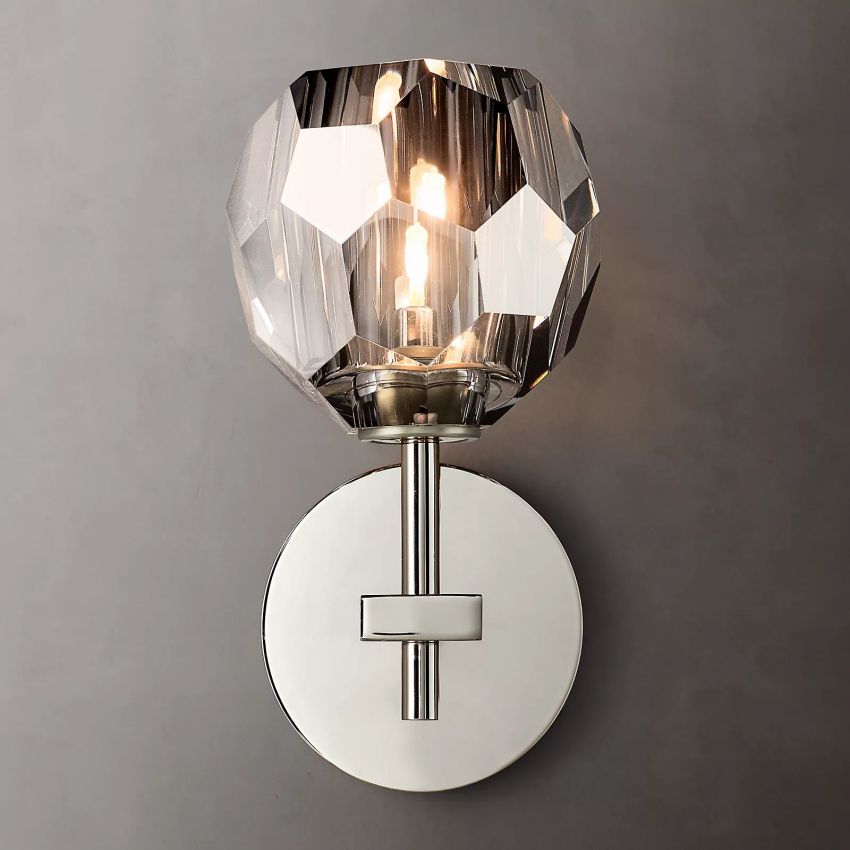 Belle De Crystal Ball Wall Sconce - Yami Lightings