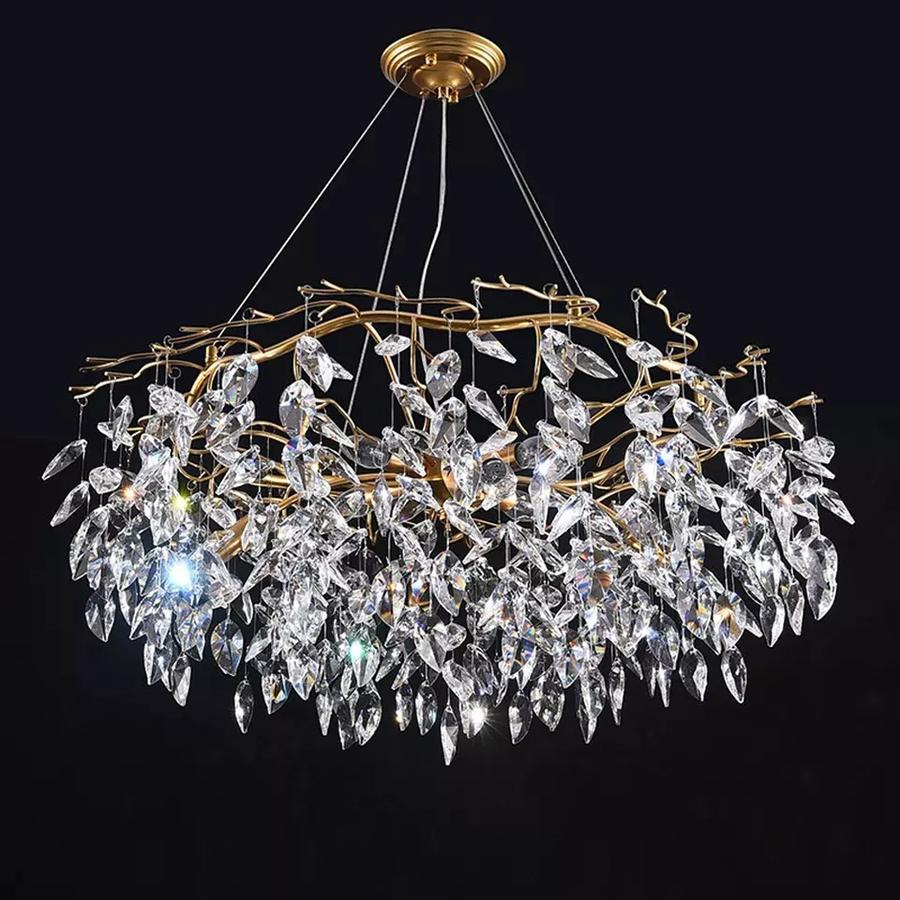 Doris Round Modern Branch Chandeliers - Yami Lightings