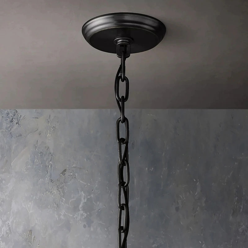 Marcia Glass TWO-TIER Round Chandelier D60" - Yami Lightings