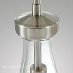 Raindrops 3-Light Rod Round Chandelier