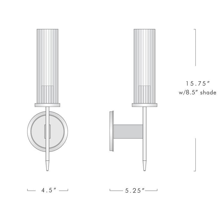 Alouette Sconce - Yami Lightings