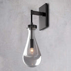 Raindrop Sconce MattBlack - Yami Lightings