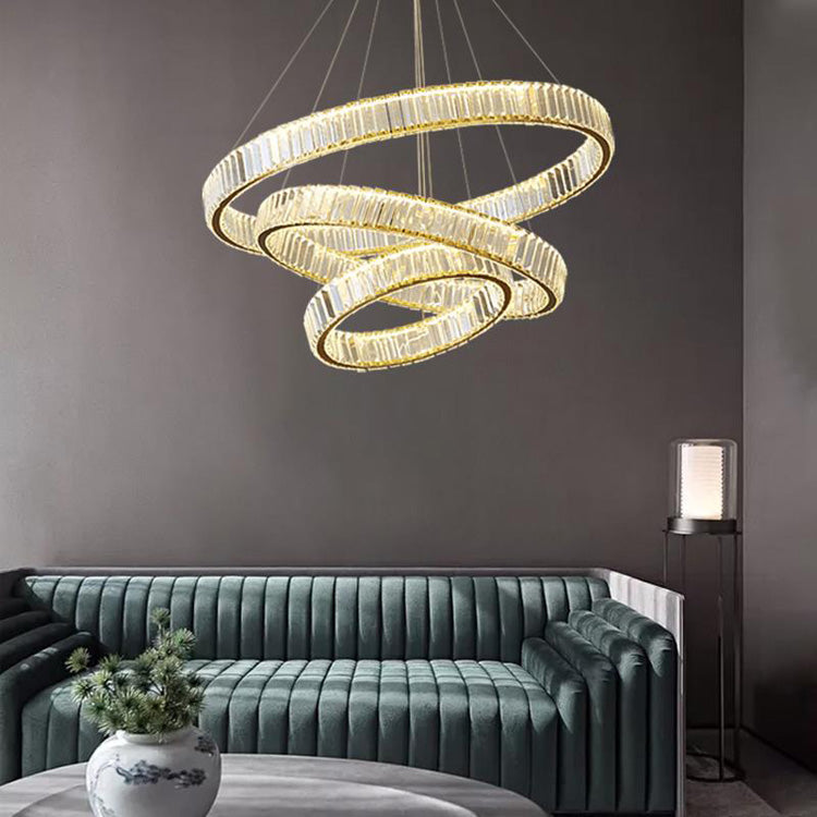 Dorothy Modern Crystal Ring Chandelier - Yami Lightings
