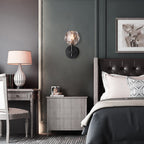 Belle De Crystal Ball Wall Sconce - Yami Lightings