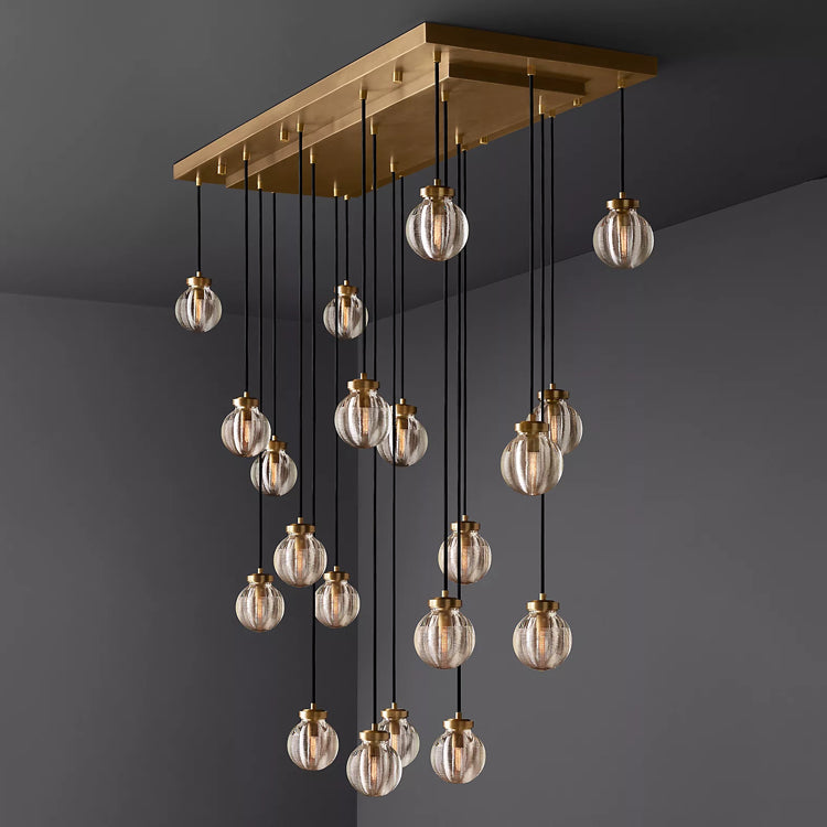 Pearl Linear Chandelier - Yami Lightings