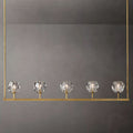 Belle De Crystal Linear Chandelier W 48" - Yami Lightings