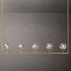 Belle De Crystal Linear Chandelier W 48" - Yami Lightings