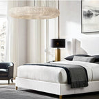 Luxury Crystal Halo Round Chandelier - Yami Lightings