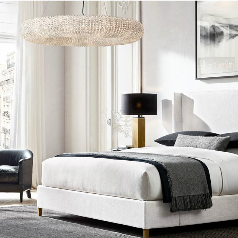 Luxury Crystal Halo Round Chandelier - Yami Lightings