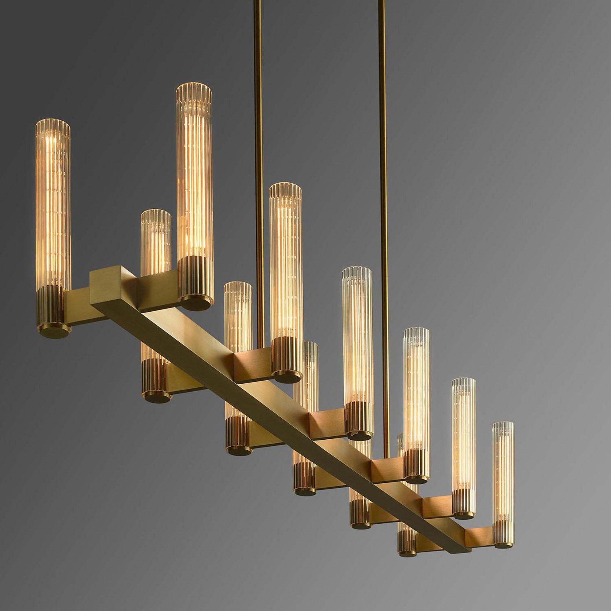 Pastis Linear Chandelier - Yami Lightings